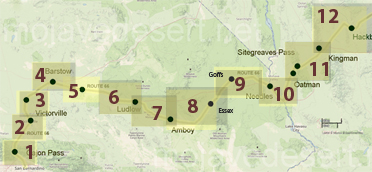 Route 66 key map